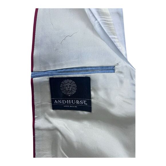 Andhurst Leggett Men's Dress Jacket Plaid Size 42R Wool Blend Easter Wedding - Picture 4 of 6